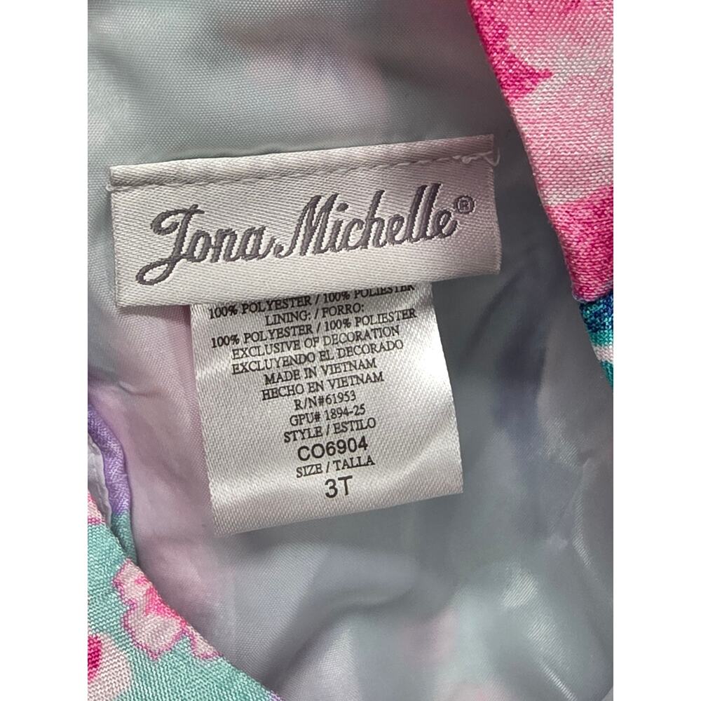 Jona Michelle Girls’ Special Occasion/Party Dress Floral Spring Wedding Size 3T - Picture 2 of 7
